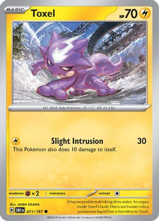 Toxel (071/197) - SOF  - Common - Reverse Holofoil