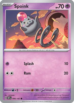 Spoink (090/197) - SOF  - Common