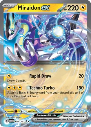 Miraidon ex (079/197) - SOF  - Double Rare - Holofoil