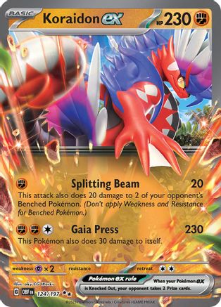 Koraidon ex (124/197) - SOF  - Double Rare - Holofoil