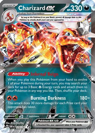 Charizard ex (125/197) - SOF - Double Rare - Holofoil