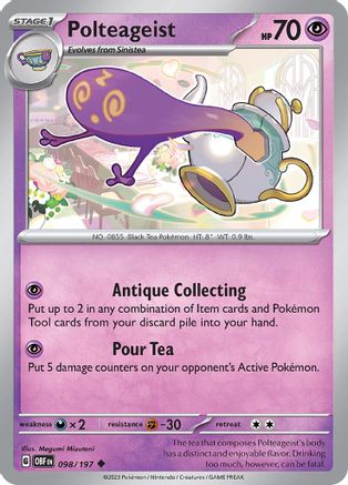 Polteageist (098/197) - SOF  - Uncommon - Reverse Holofoil