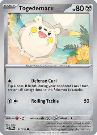 Togedemaru (151/197) - SOF  - Common