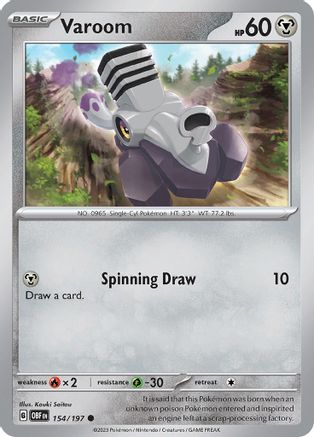 Varoom (154/197) - SOF  - Common - Reverse Holofoil