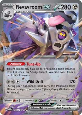 Revavroom ex (156/197) - SOF  - Double Rare - Holofoil