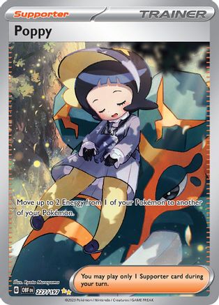 Poppy (227/197) - SOF  - Special Illustration Rare - Holofoil