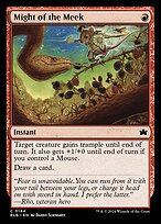Might of the Meek (BLB-144) - common