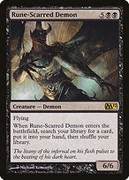 Rune-Scarred Demon (M12-106) - rare