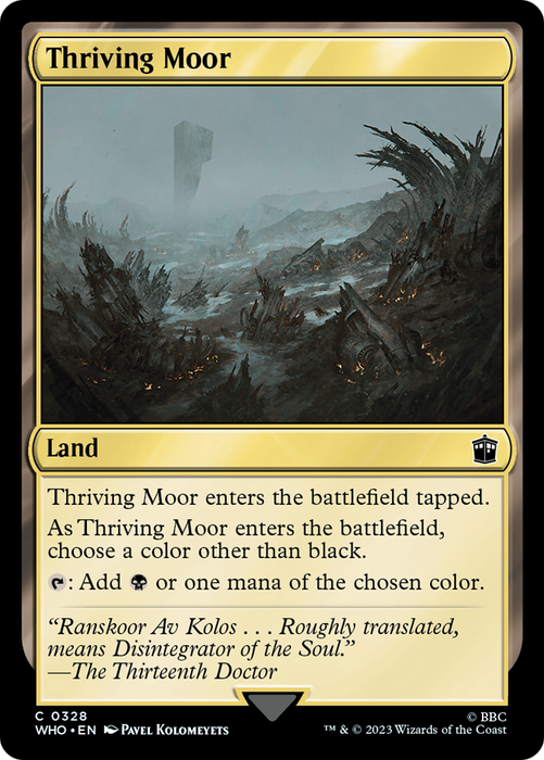 Thriving Moor (WHO-328) - common - Foil