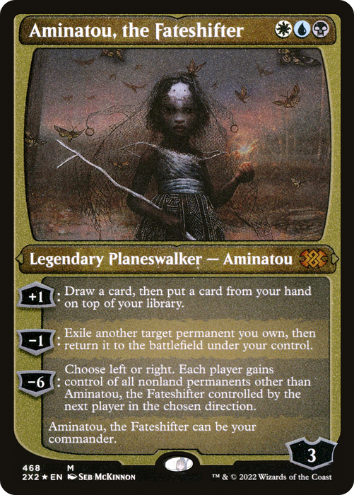 Aminatou, the Fateshifter (2X2-468) - mythic - Etched Foil