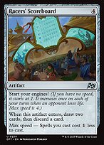 Racers' Scoreboard (DFT-239) - uncommon - Foil