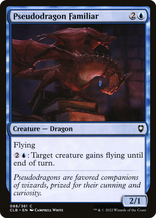 Pseudodragon Familiar (CLB-088) - common - Foil