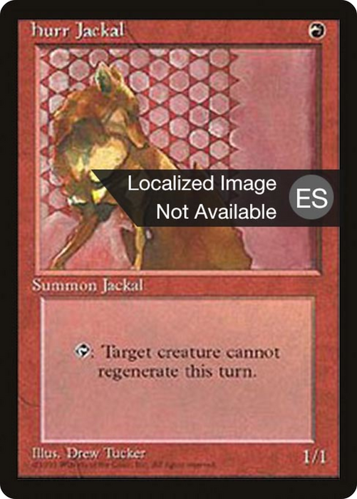 Hurr Jackal (4BB-203) - rare