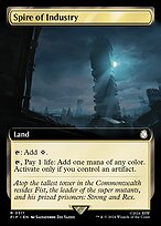 Spire of Industry (PIP-511) - rare: (Extended Art) - Foil