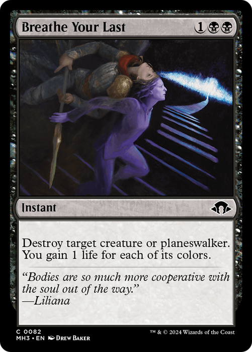 Breathe Your Last (MH3-082) - common - Foil