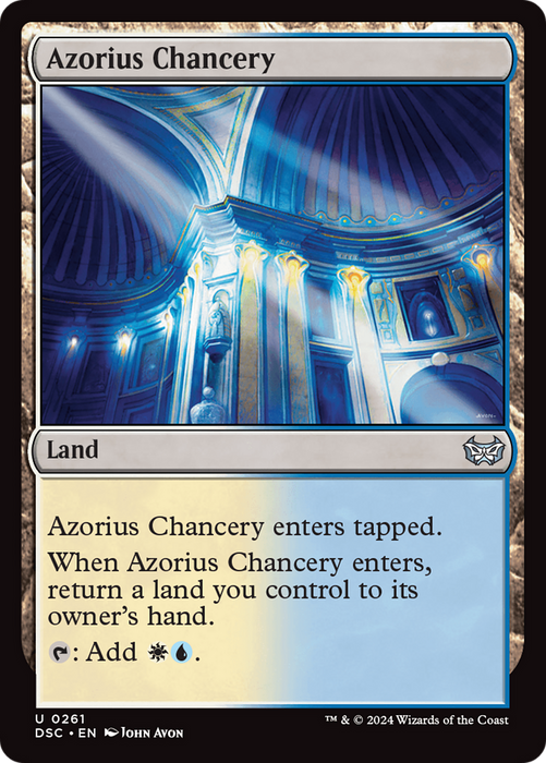 Azorius Chancery (DSC-261) - uncommon