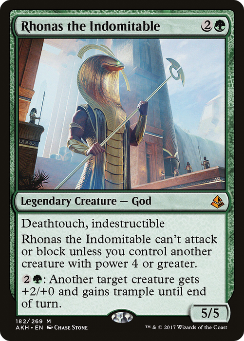 Rhonas the Indomitable (AKH-182) - mythic - Foil