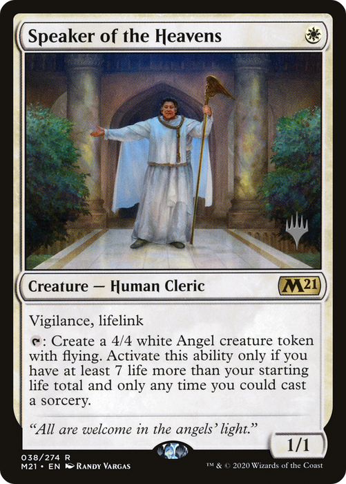 Speaker of the Heavens (PPM21-38P) - rare - Foil