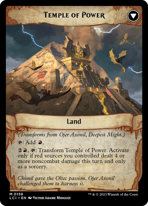 Ojer Axonil, Deepest Might // Temple of Power (LCI-158) - mythic