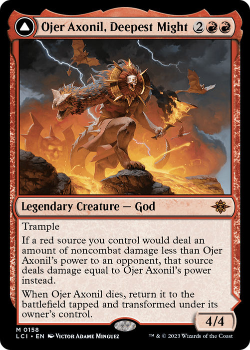 Ojer Axonil, Deepest Might // Temple of Power (LCI-158) - mythic - Foil