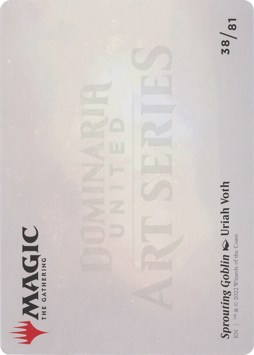 Sprouting Goblin // Sprouting Goblin (ADMU-038) - common (Borderless) - Foil