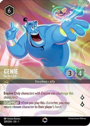 Genie - On the Job (Enchanted) (209/204) - Enchanted - Holofoil