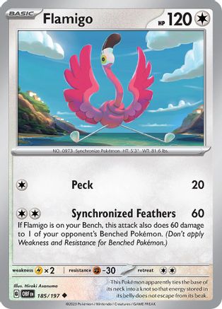 Flamigo (185/197) - SOF  - Uncommon - Reverse Holofoil