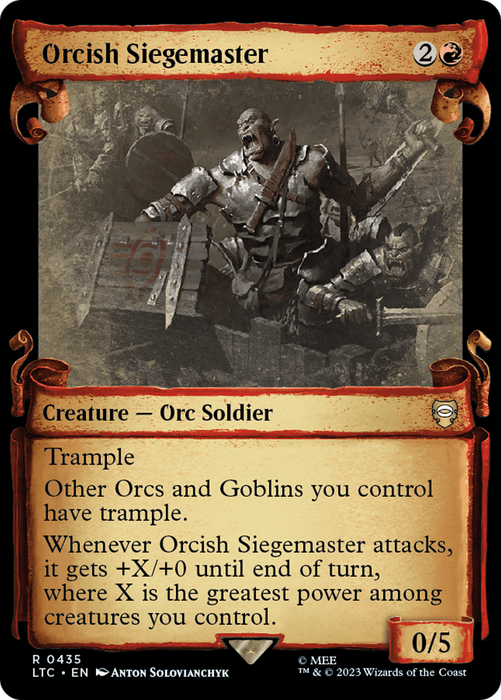 Orcish Siegemaster (LTC-435) - rare: (Showcase)