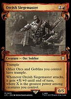 Orcish Siegemaster (LTC-435) - rare: (Showcase) - Foil