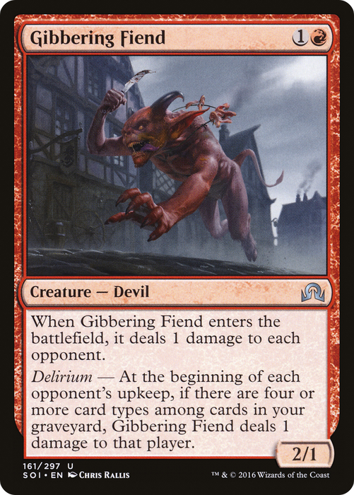 Gibbering Fiend (SOI-161) - uncommon - Foil
