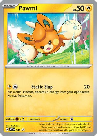 Pawmi (040) - SSVPC  - Promo - Holofoil