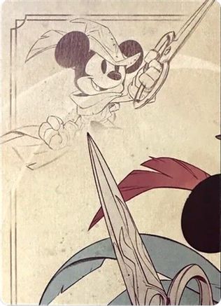 Mickey Mouse - Brave Little Tailor Puzzle Insert (Top Left)  - TFC - None