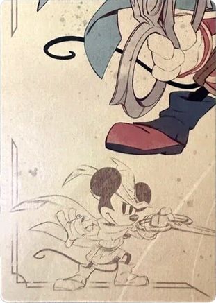Mickey Mouse - Brave Little Tailor Puzzle Insert (Bottom Left)  - TFC - None