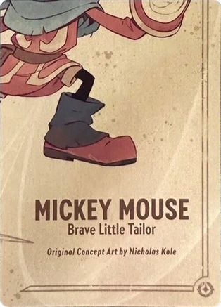 Mickey Mouse - Brave Little Tailor Puzzle Insert (Bottom Right)  - TFC - None