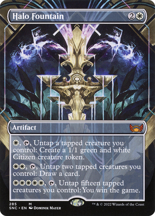 Halo Fountain (SNC-285) - mythic (Borderless) - Foil