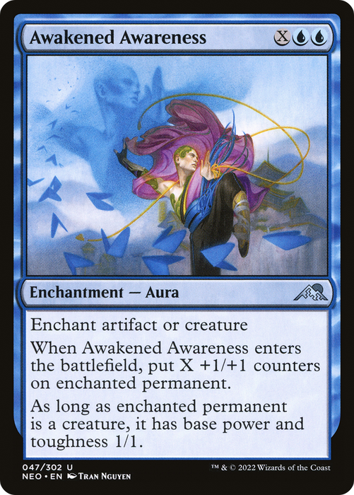 Awakened Awareness (NEO-047) - uncommon - Foil