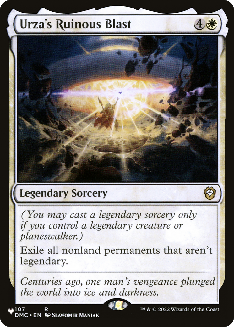 Urza's Ruinous Blast (LIST-DMC-107) - rare