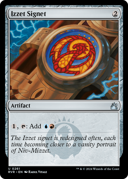 Izzet Signet (RVR-261) - uncommon