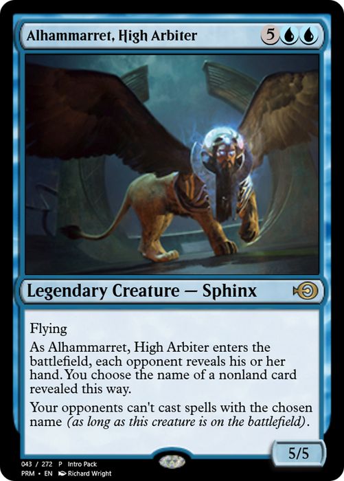 Alhammarret, High Arbiter (PRM-57588) - rare - Foil