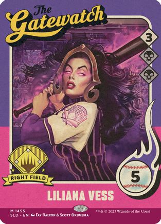 Liliana Vess // Liliana Vess (SLD-1455) - mythic: (Full Art) (Borderless) - Foil