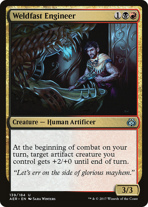 Weldfast Engineer (AER-139) - uncommon - Foil