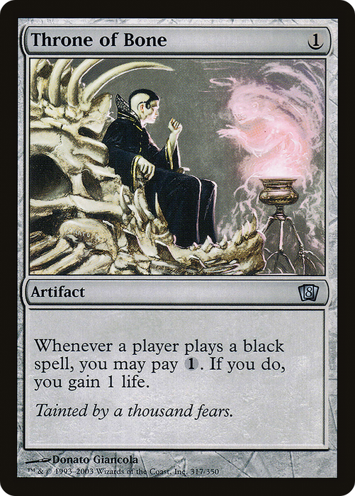 Throne of Bone (8ED-317★) - uncommon - Foil