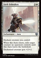 Faith Unbroken (INR-021) - uncommon: (enchantment) - Foil