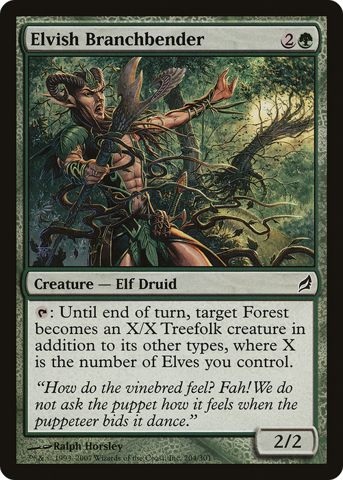 Elvish Branchbender (LRW-204) - common - Foil