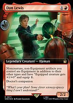 Dan Lewis (WHO-971) - rare: (Extended Art) - Foil