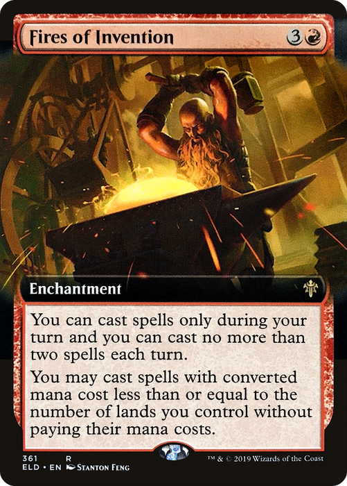Fires of Invention (ELD-361) - rare: (Extended Art)