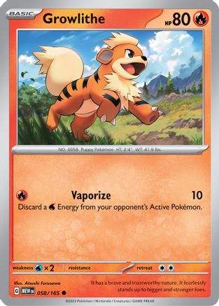 Growlithe (058/165) - SSV1  - Common