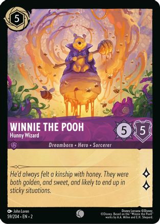 Winnie the Pooh - Hunny Wizard (59/204) - Common - Cold Foil