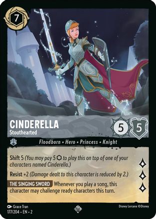 Cinderella - Stouthearted (177/204) - Super Rare