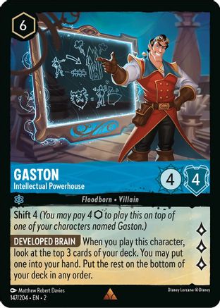 Gaston - Intellectual Powerhouse (147/204) - Rare